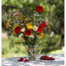 Схема вышивки «цветы»