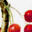Предпросмотр схемы вышивки «Красная смородина и бабочка» (№215999)