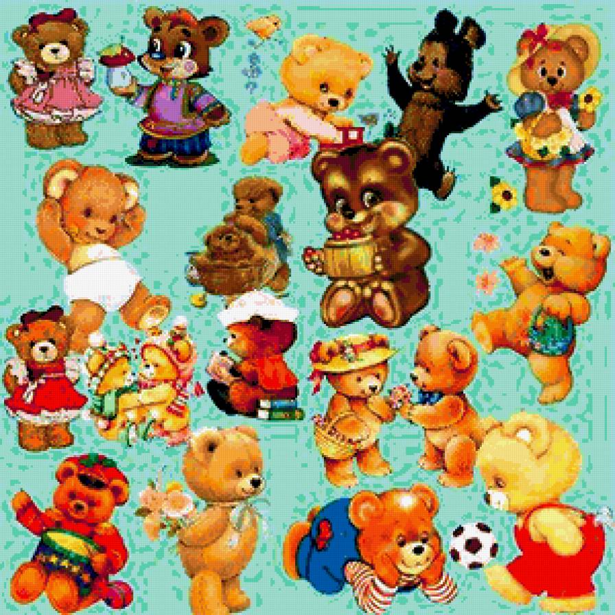 Подушка ''медвежата'' - мультик, животные, незнайка, подушка, сказка, медвежата - предпросмотр