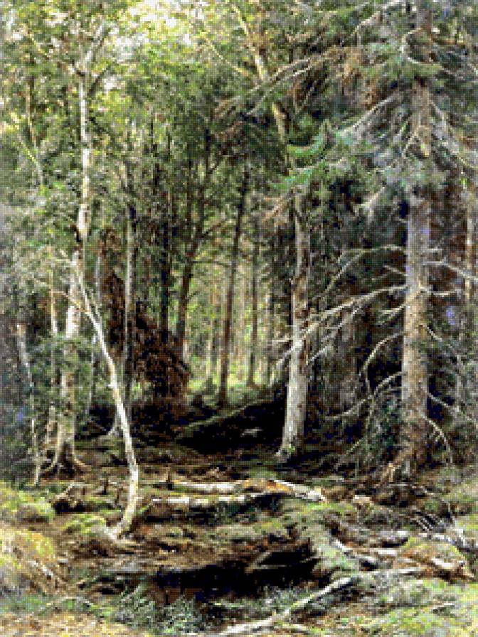 в лесной глуши - лес, природа, пейзаж - предпросмотр