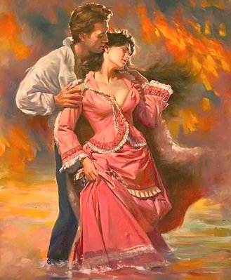 пожар - любовь, женщина, мужчина - оригинал