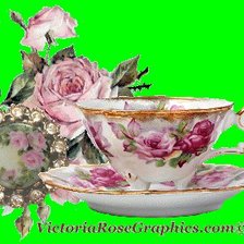 Оригинал схемы вышивки «Чашка с розами» (№216125)
