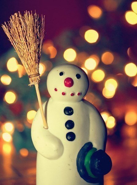 Снеговик - зима, снеговик - оригинал