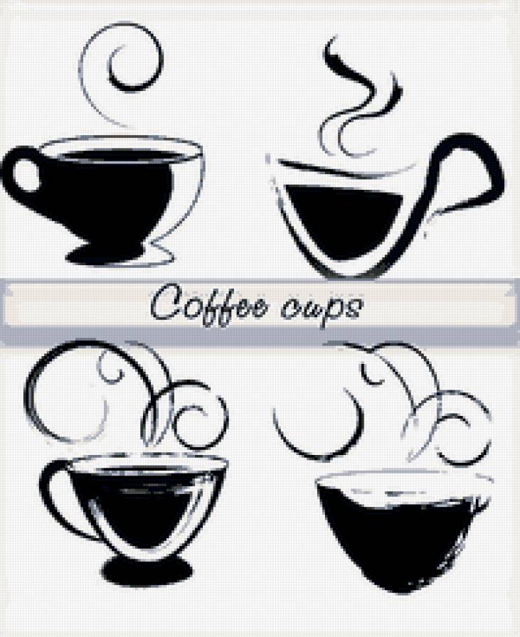Чашки кофе - кофе - предпросмотр