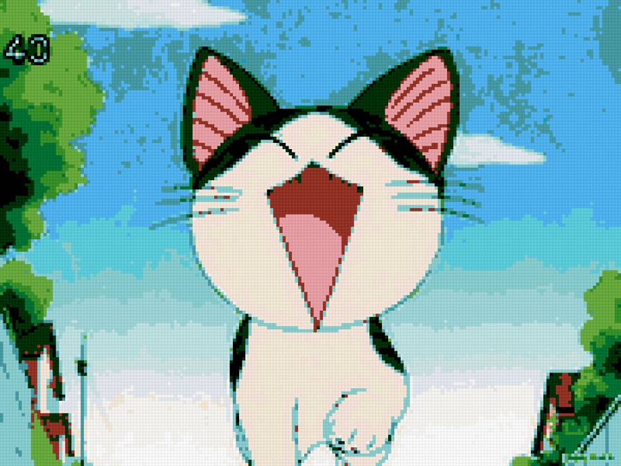 Котенок - аниме, кошки - предпросмотр