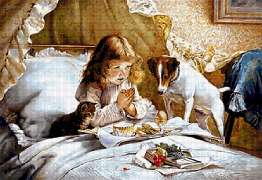 №216502 - дети и животные - предпросмотр