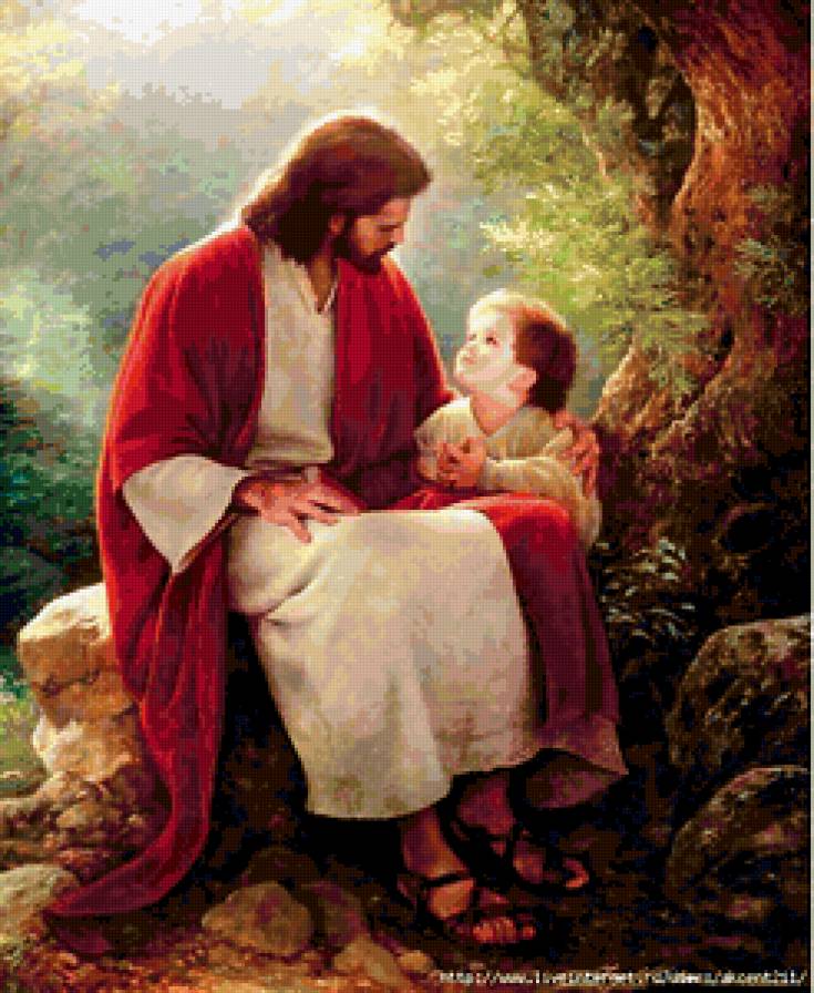 ПРИКОСНОВЕНИЕ - надежда, лик, религия, иисус христос, ребенок, вера, хв, бог - предпросмотр