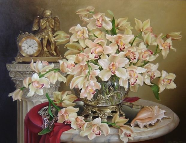 орхидеи - цветы - оригинал