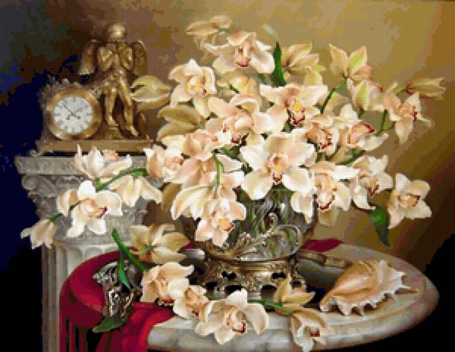 орхидеи - цветы - предпросмотр