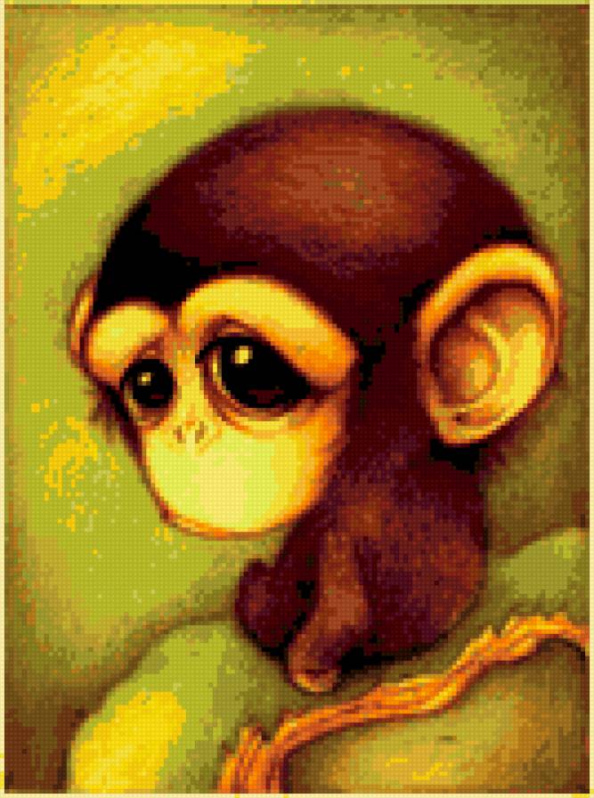 Обезьянка - детские, обезьянка - предпросмотр