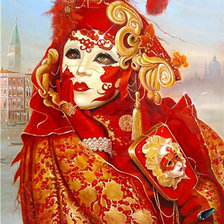 Схема вышивки «Карнавал в Венеции»