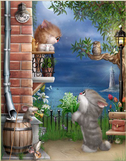 №217541 - кошки - оригинал