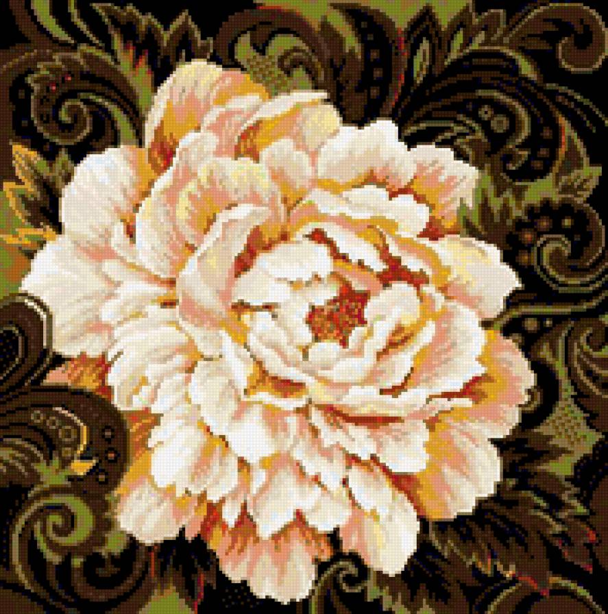 подушка- пион - цветы, пион, подушка, красота - предпросмотр