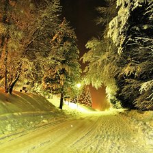 Схема вышивки «пейзаж»