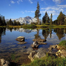 Схема вышивки «пейзаж»