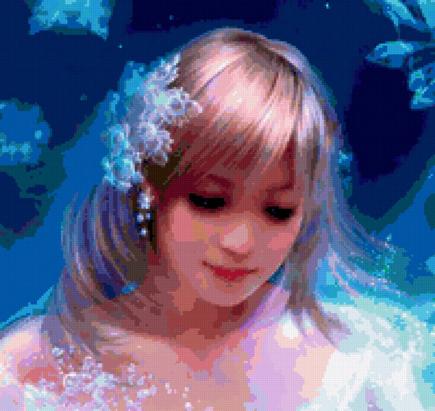 ГОЛУБАЯ МЕЧТА - голубая мечта, девушка, нежность - предпросмотр