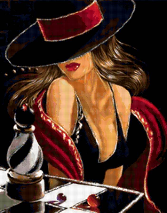 девушка - одиночество, любовь, картина, девушка, красота - предпросмотр