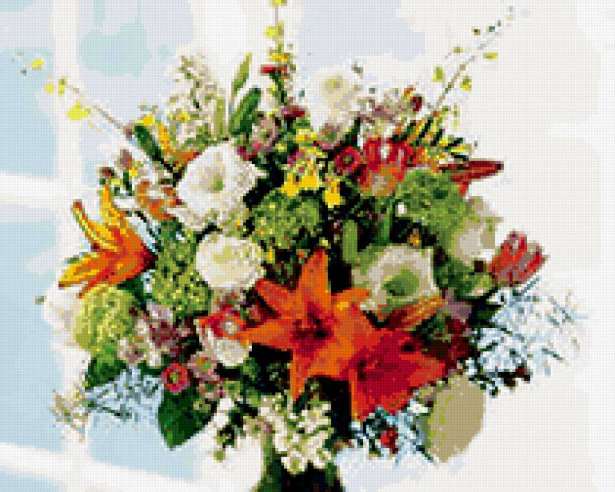 Ваза с цветами - ваза, цветы - предпросмотр