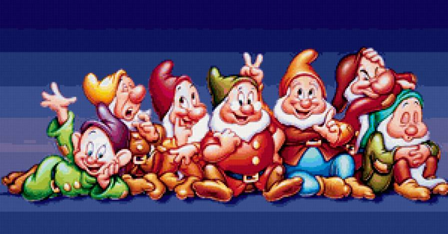 дисней 15 - картина, гномы, детям - предпросмотр