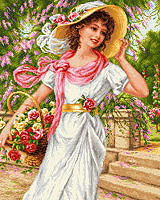 дама с корзиной