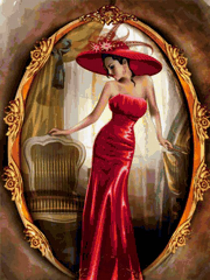 девушка - одиночество, любовь, картина, красота, девушка - предпросмотр