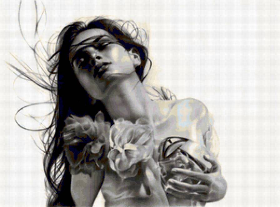 Ветер души. - девушки, люди., портрет - предпросмотр