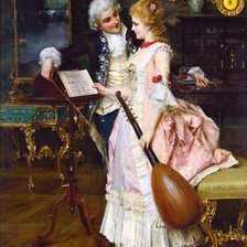 Схема вышивки «"Сладкая парочка" III Federico Andreotti»