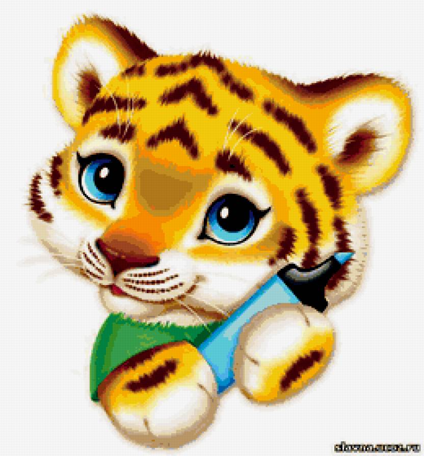 ДЕТЯМ - тигренок, сказочные герои, сказка - предпросмотр