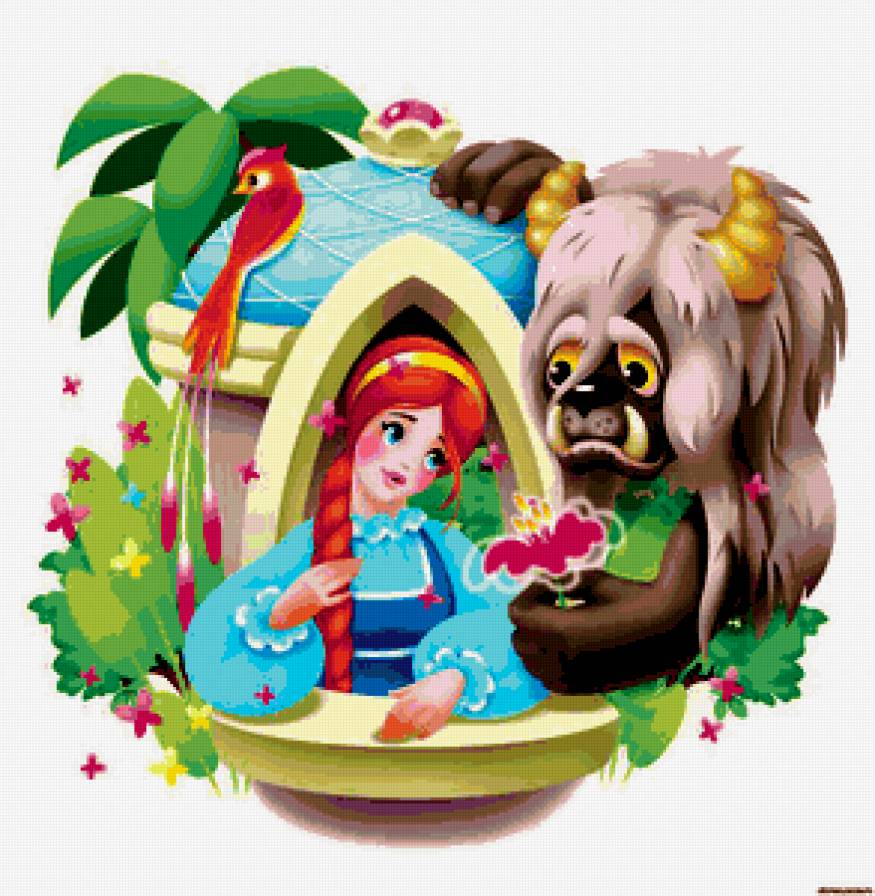 ДЕТЯМ - сказочные герои, птичка, львенок, девочка, сказка - предпросмотр