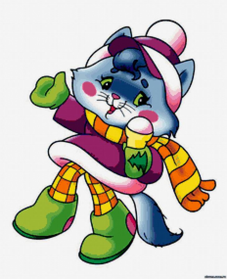 ДЕТЯМ - веселье, сказка, киска, зима, сказочные герои - предпросмотр