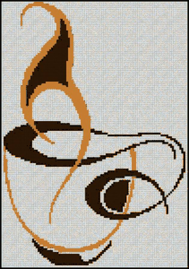 Чашка кофе - на кухню, черно-белое, чашка, для кухни, кухня, кофе, монохром, coffee - предпросмотр