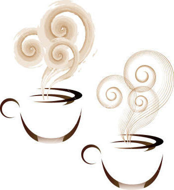 Два кофе - черно-белое, чашка, для кухни, монохром, кофе, coffee, на кухню, кухня - оригинал