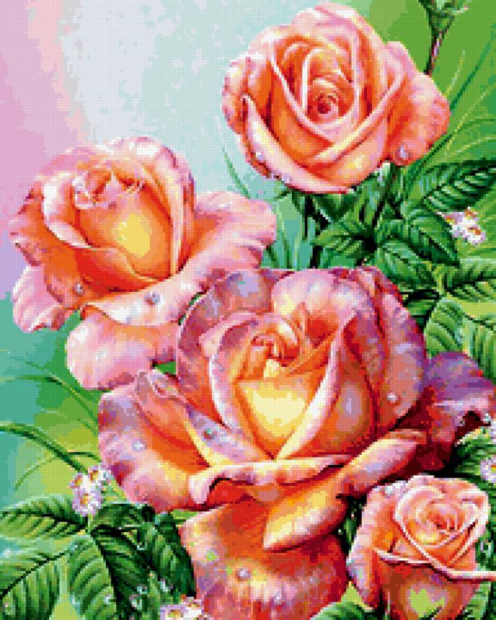 цветы - романтика, цветы, букет, природа, натюрморт.розы,  - предпросмотр