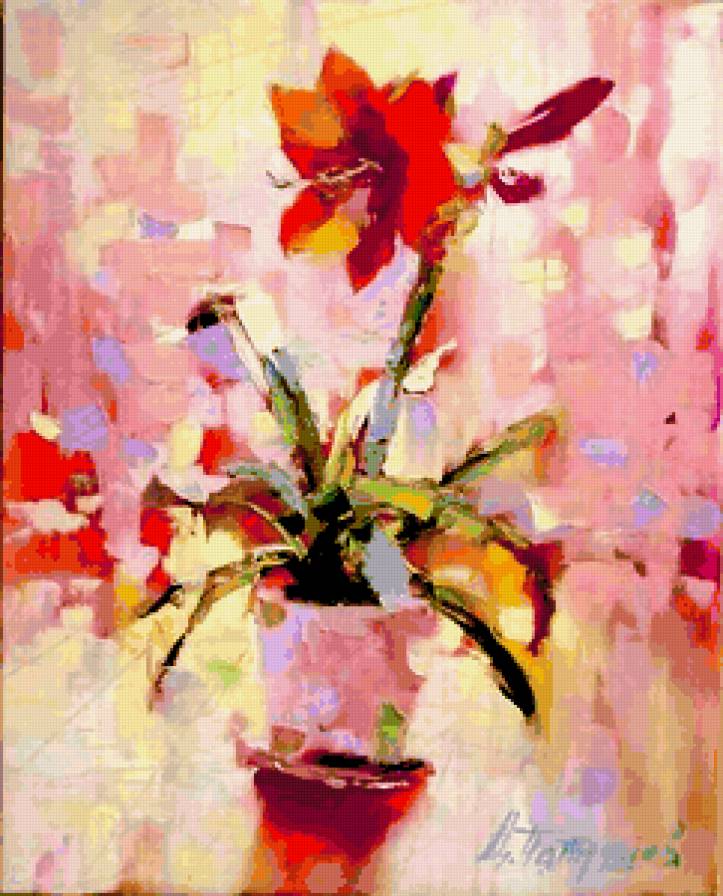 Амариллис - цветы - предпросмотр