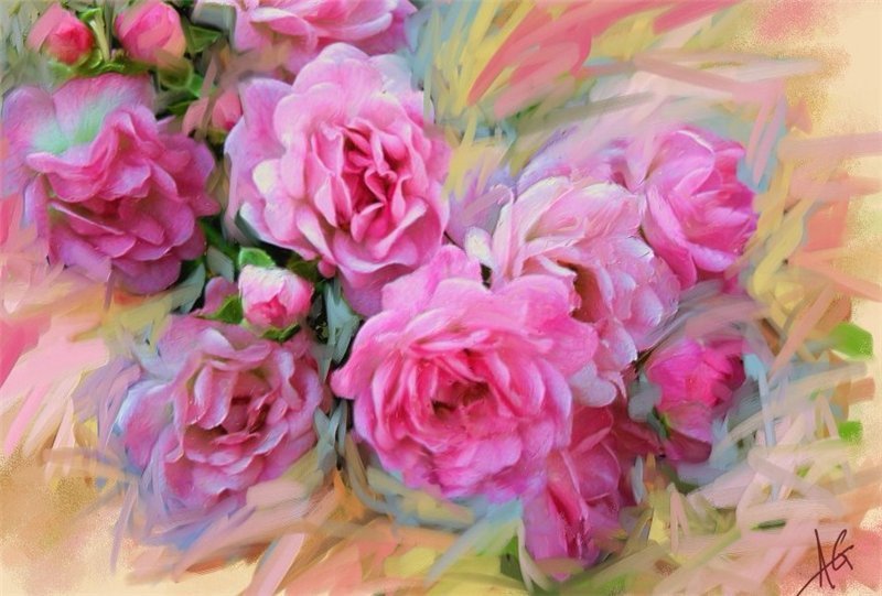 Розы - оригинал