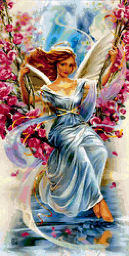 девушка - девушка, красота, одиночество, любовь, картина - предпросмотр