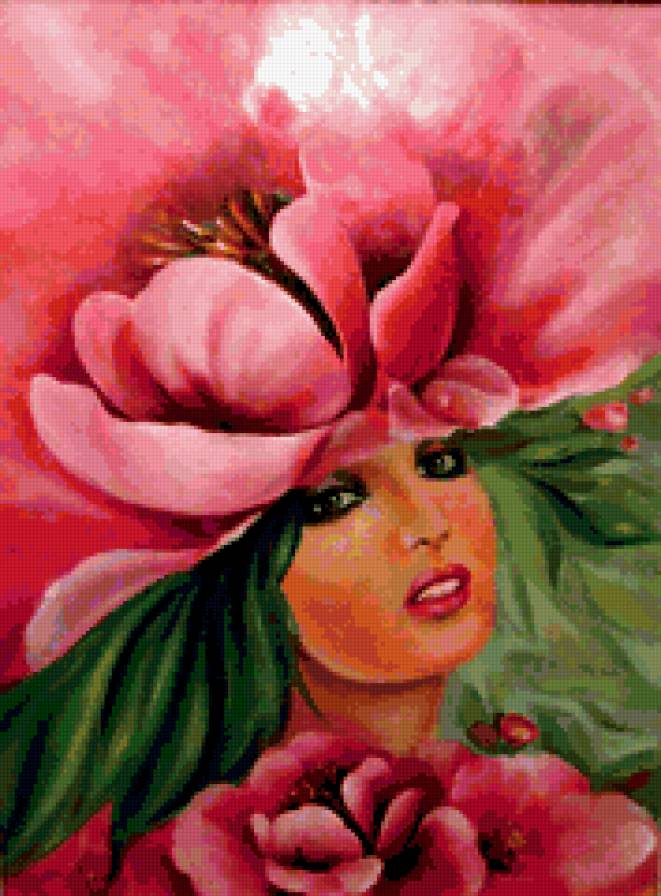 девушка - любовь, картина, красота, одиночество, девушка - предпросмотр