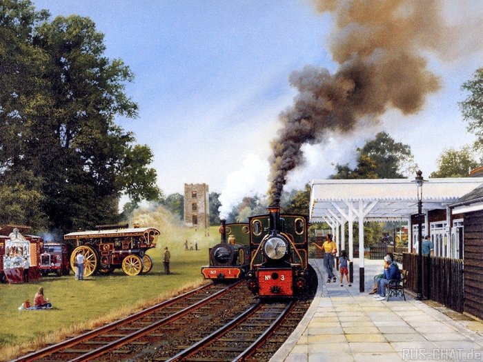 Поезд на станции 2 - оригинал