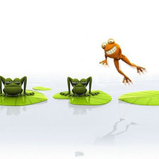 Схема вышивки «Лягухи)»