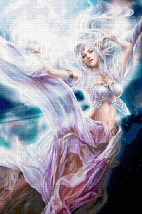 Девушка фэнтэзи - предпросмотр