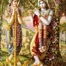 Схема вышивки «индийские девушки»