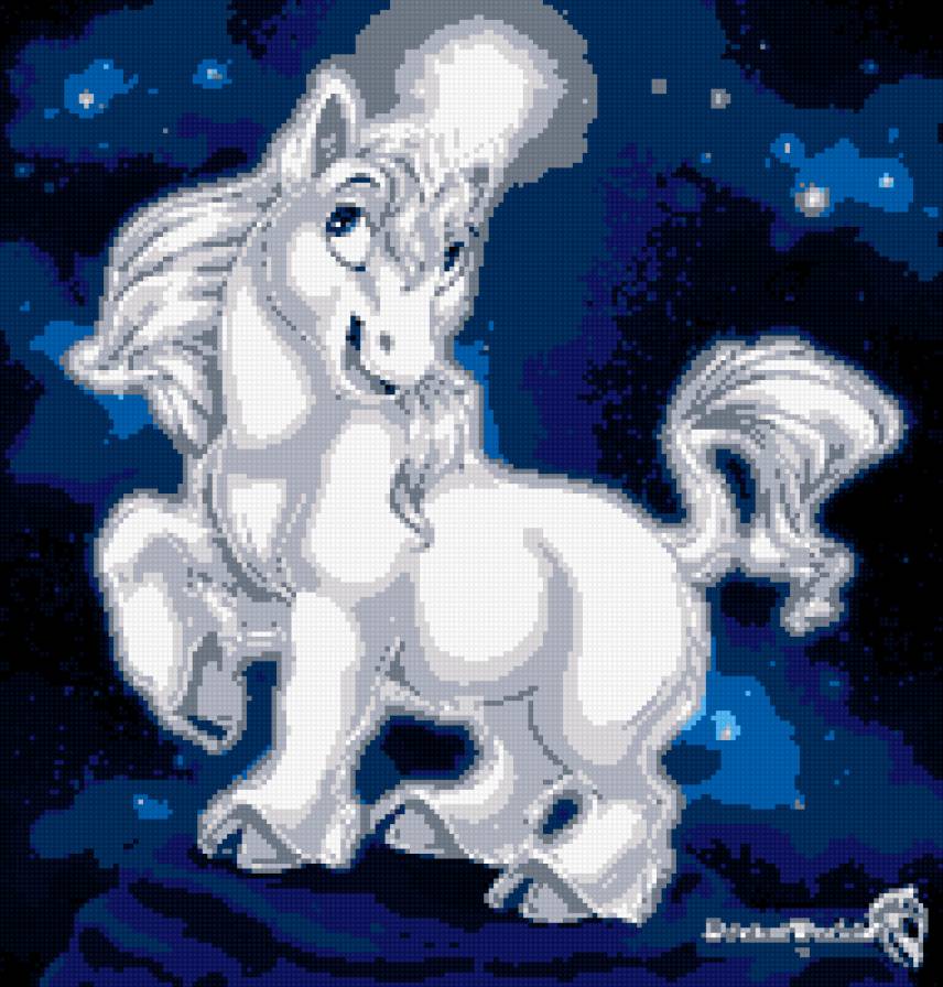 единорожик - миф, детское, простое - предпросмотр