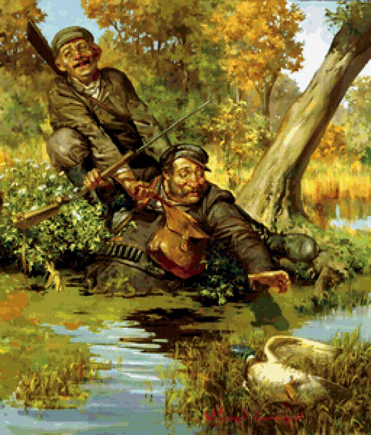 На охоте - охота - предпросмотр