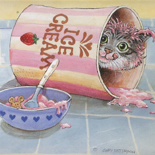 Кот - мороженое, кот - оригинал