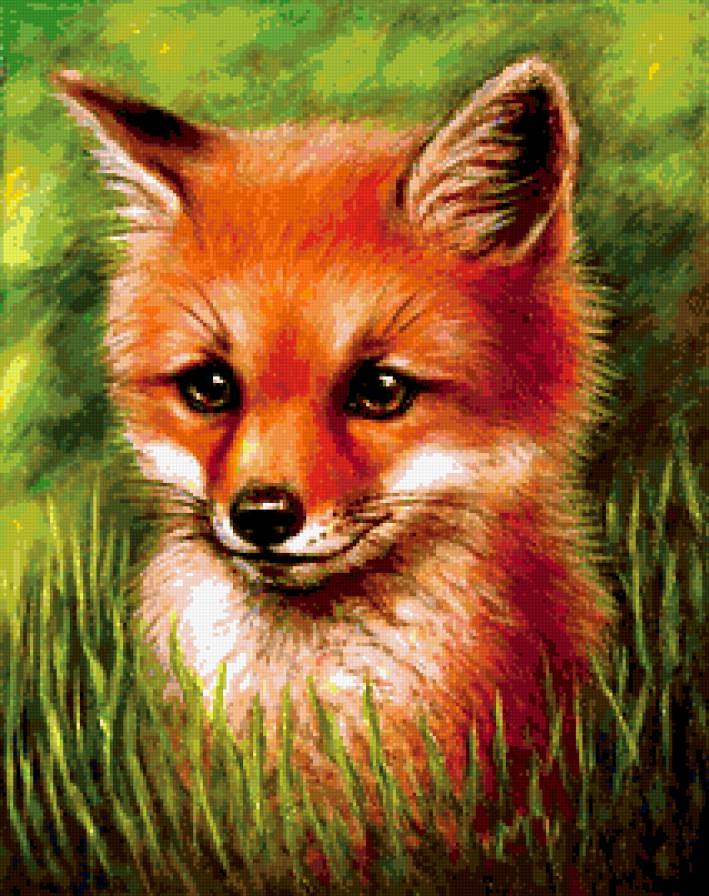 ЛИСИЧКА - лиса, хищники, звери, маленькие звери - предпросмотр