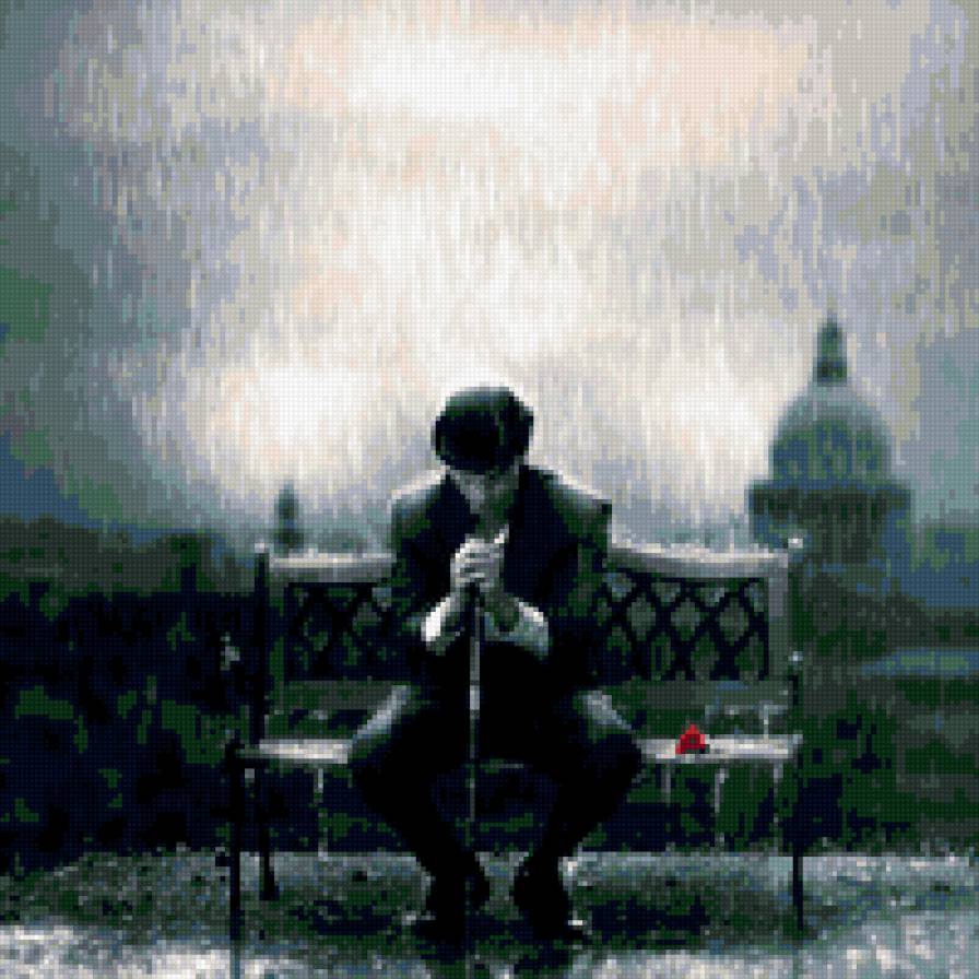 Дождь - дождь, мужчина - предпросмотр