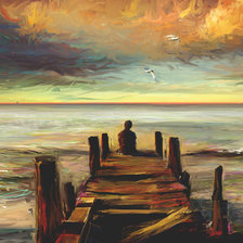 Схема вышивки «Against the Tide»