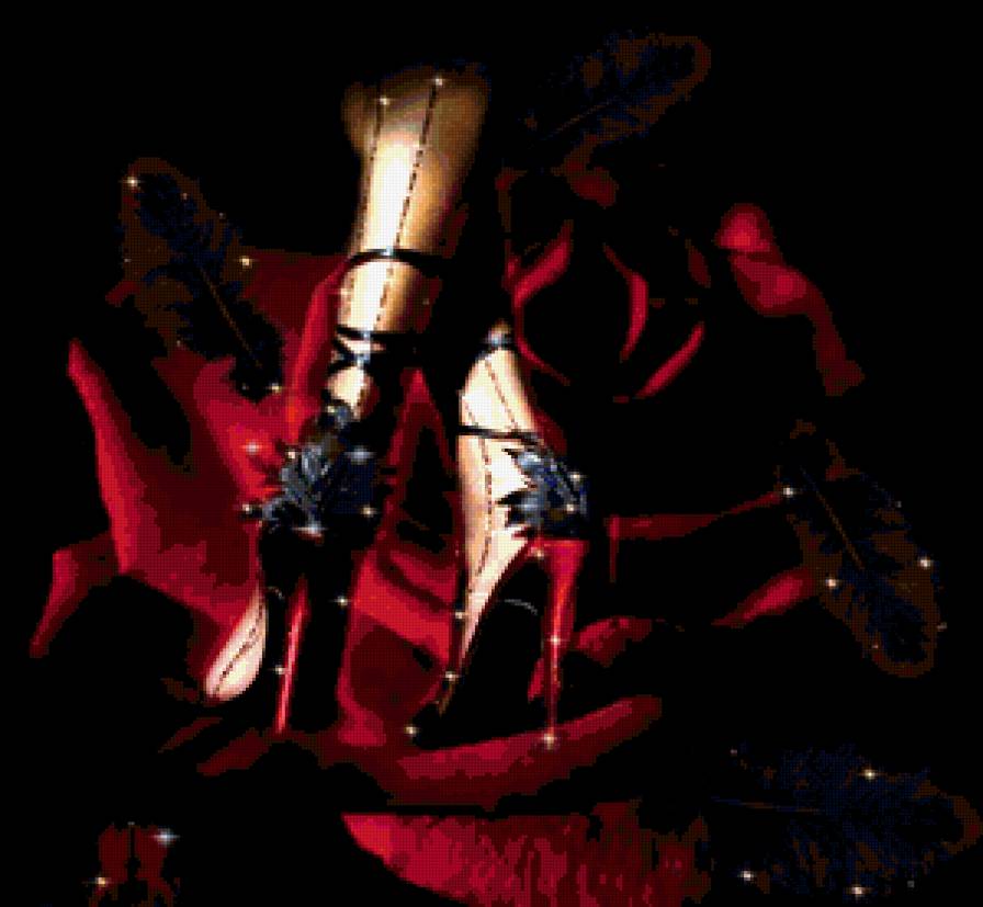 Туфельки - женщина, туфли - предпросмотр