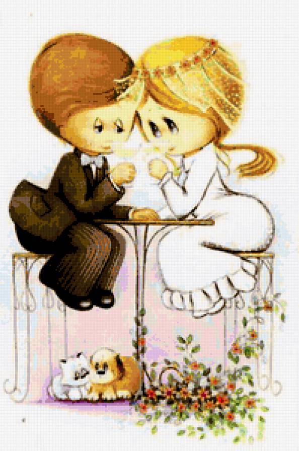 Тили-тесто - детское, дети, детям, любовь, свадьба, чувства, новобрачные, детская - предпросмотр