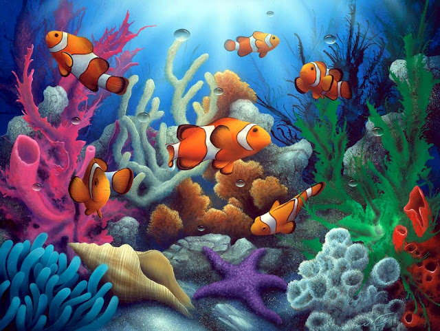 Подводный мир - море, аквариум, рыбы - оригинал